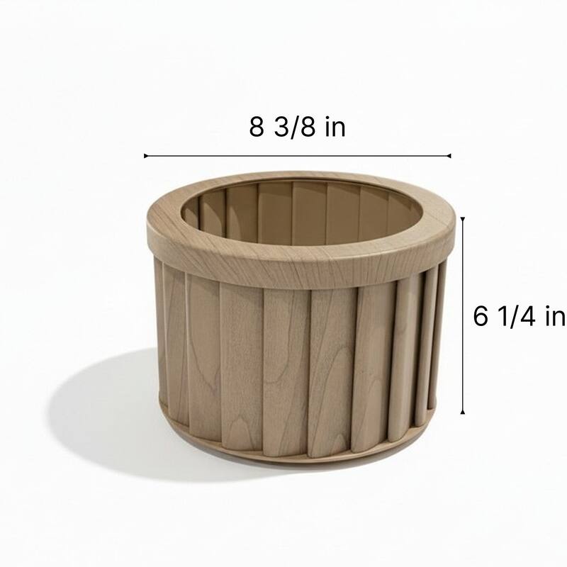 Round Strata Planter