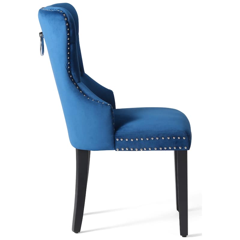Highland Tufted Velvet Side Chair (Set of 6)