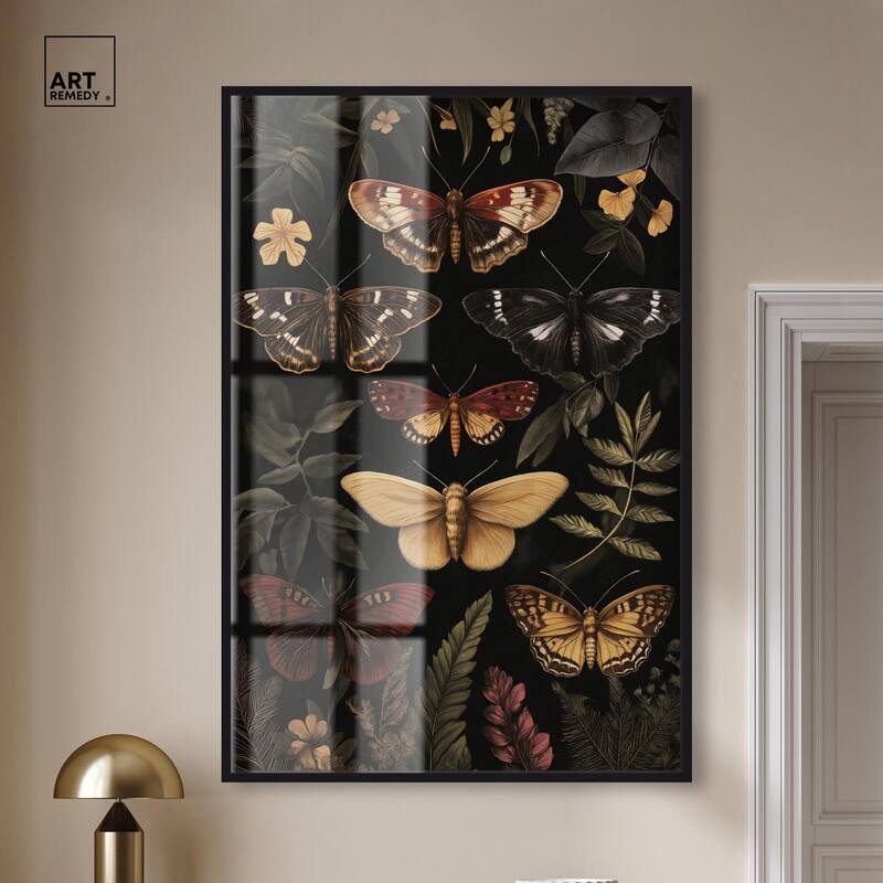 Winged Visitors III Shadowbox by Art Remedy