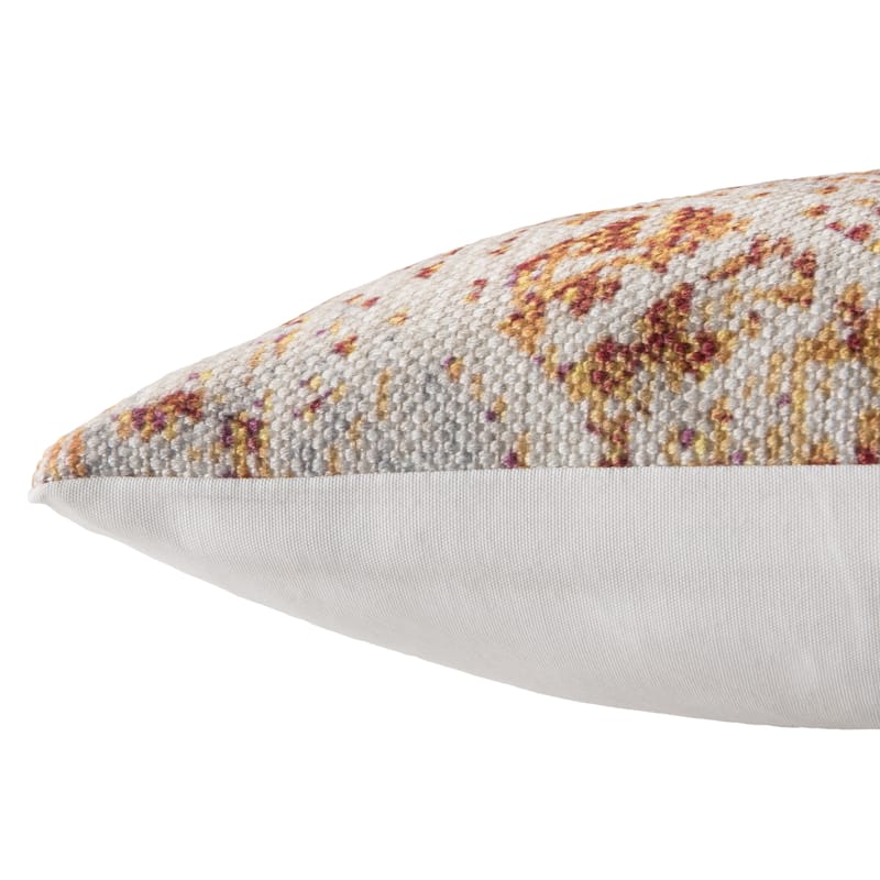 Nikki Chu Siva Indoor/ Outdoor Tribal Pink/ Gold Throw Pillow