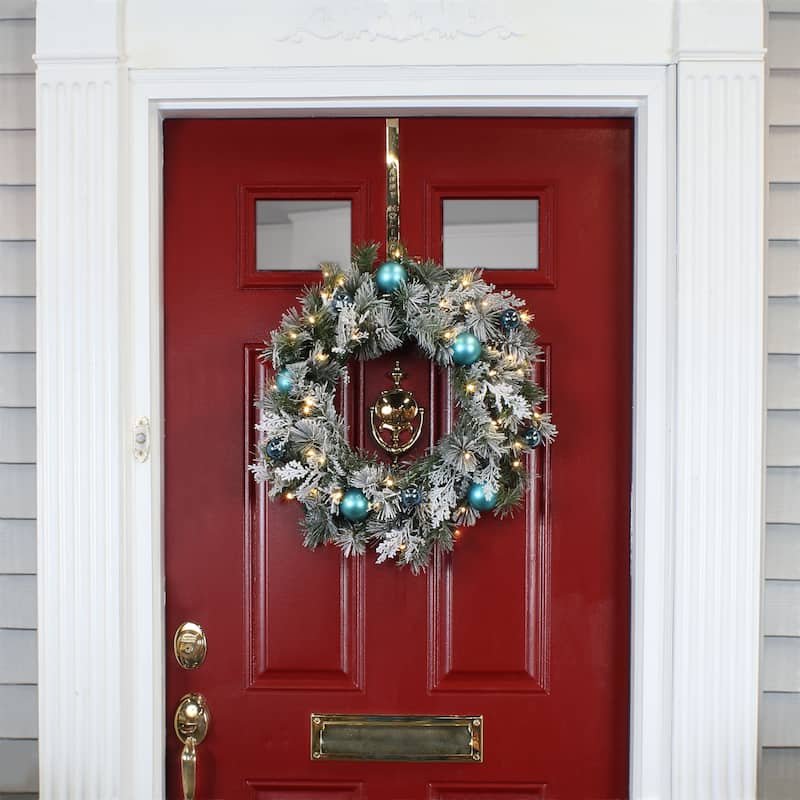National Tree Company 2 ft. Tinkham Pine Wreath with LED Lights - 2 ft
