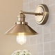 preview thumbnail 16 of 176, JONATHAN Y Florence Metal Shade Sconce