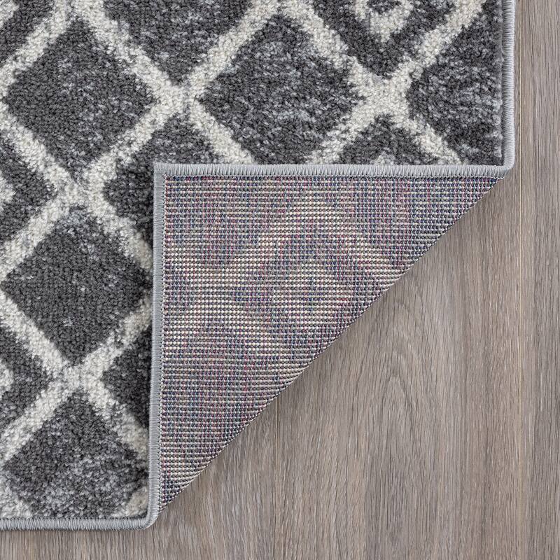 Gematria Moroccan Geometric Indoor Area Rug