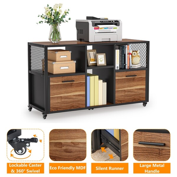 Lateral file cabinet on wheels sale