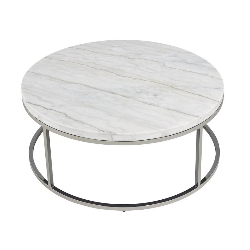 Natural Marble Top Coffee Table
