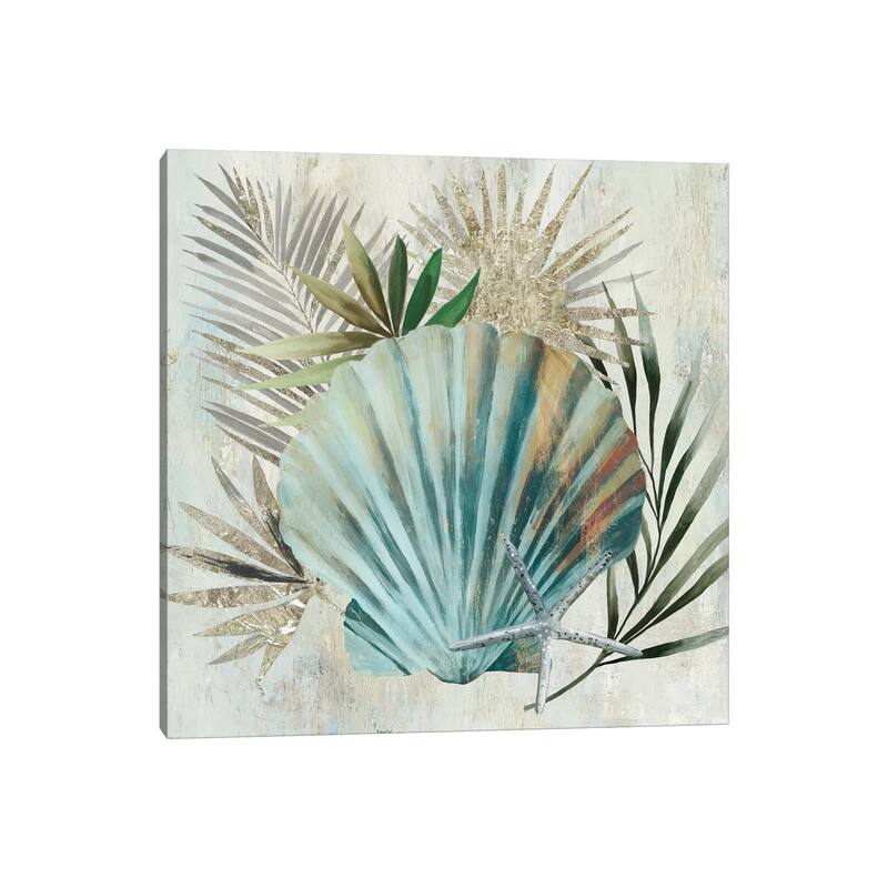 iCanvas "Turquoise Shell I" by Aimee Wilson Canvas Print