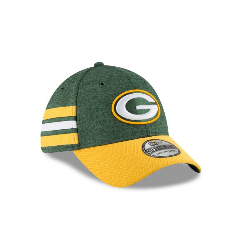Green Bay Packers Sideline Home 39THIRTY Stretch Fit Hat