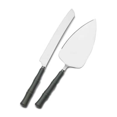 International Silver Palm Beach 2 Piece Dessert Set