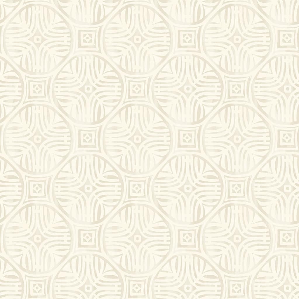 Chesapeake Sandee Dove Medallion Wallpaper