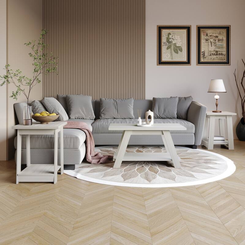 CraftPorch 3-Pieces Coffee Table Set