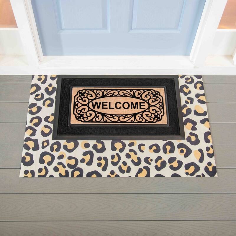 42 in. x 26.5 in. Classic Animal Print Layering Mat