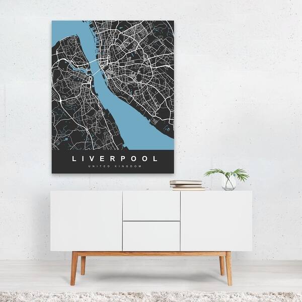 Liverpool United Kingdom City Plant Unframed Wall Art Print Poster Overstock 31650141