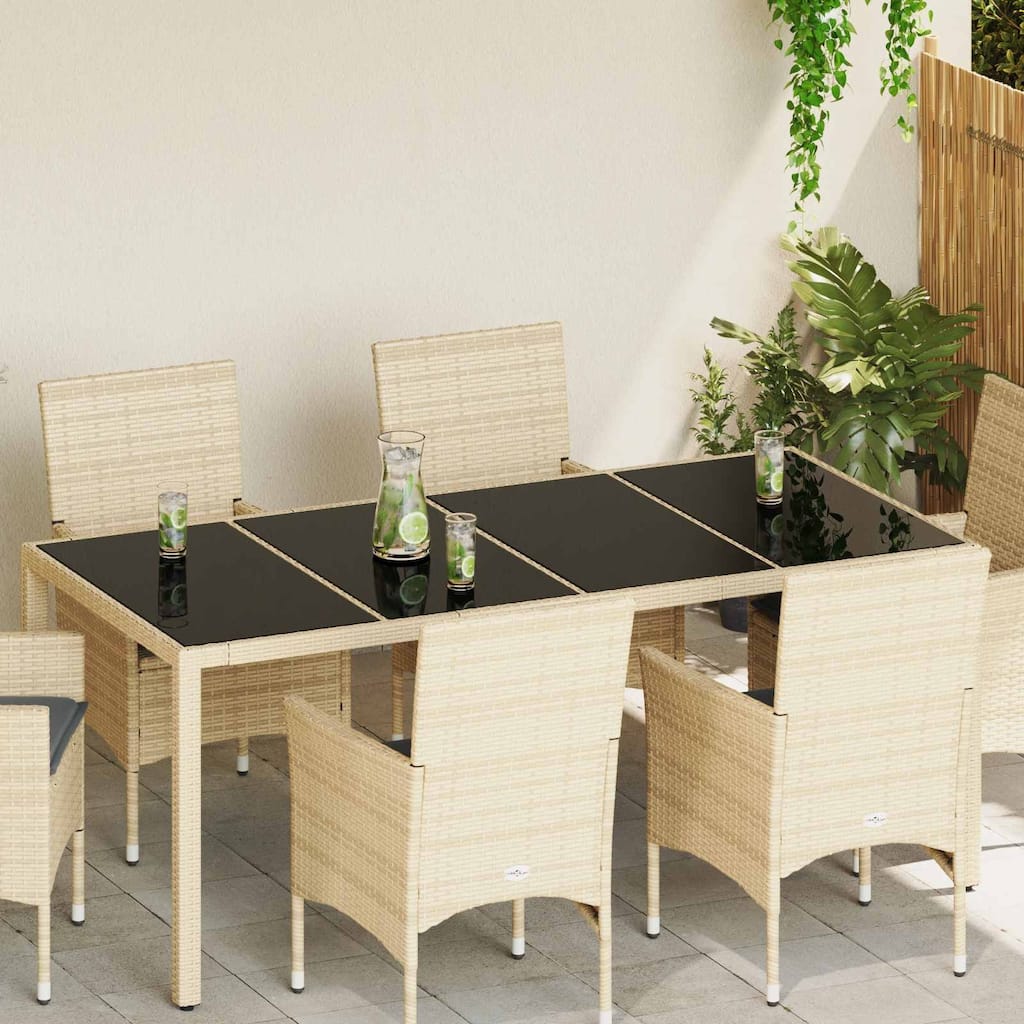 vidaXL Table Top 4 pcs Black Tempered Glass - 39.4 x 19.7 x 0.2