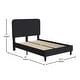 preview thumbnail 26 of 73, Upholstered Platform Bed with headboard