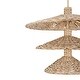 preview thumbnail 4 of 10, Varaluz Hilton Head 15-Light 3-Tier Pendant - French Gold/Natural Seagrass