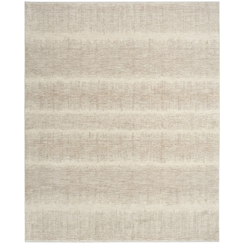 Calvin Klein CK079 Notes Indoor only Abstract Area Rug - Ivory/Grey - 5' 3" x 7' 3" - Rectangle