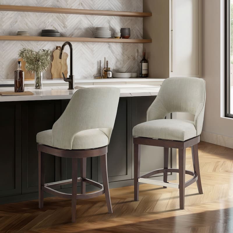 Madison Park Marshall Counter Stool with 360 Degree Swivel Seat