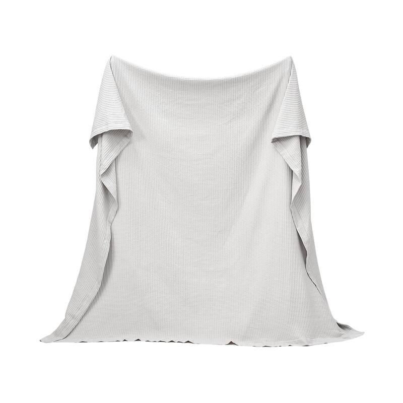 Luxurious Cotton Super Soft Waffle Weave Knit Blanket