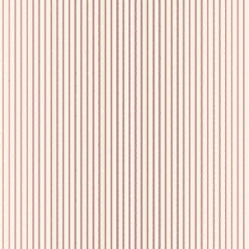 Pessac Tailored Stripe Positive 20.5 In X 33 Ft Washable Wallpaper - Red