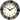 Faux 13 inch Indoor/Outdoor Wall Clock with Thermometer - 13 x 2 x 13