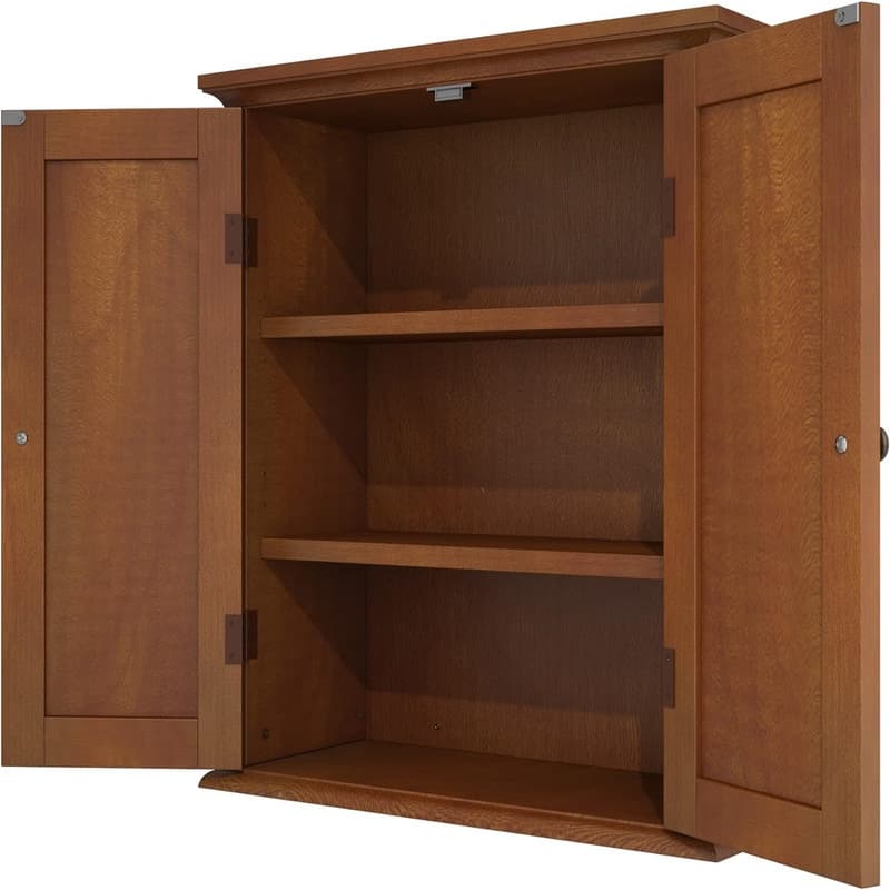 Bathroom Wall Cabinet - 8.8"D x 21.1"W x 24"H