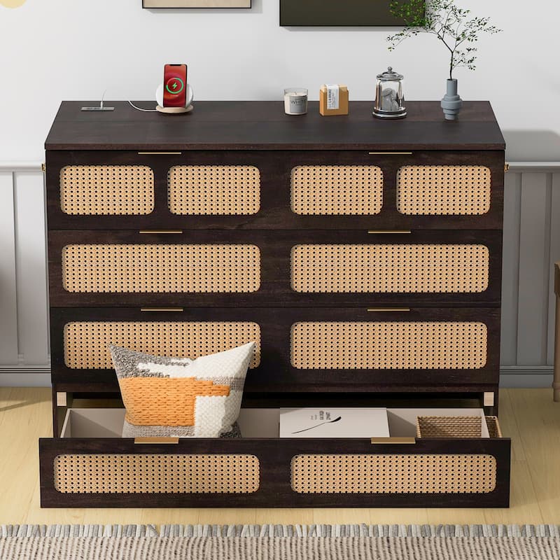 Modern Murphy Bed with Large Drawers