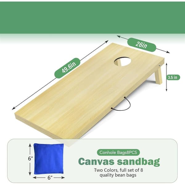 4 ft x 2 ft Regulation Size Corn Hole Game Set