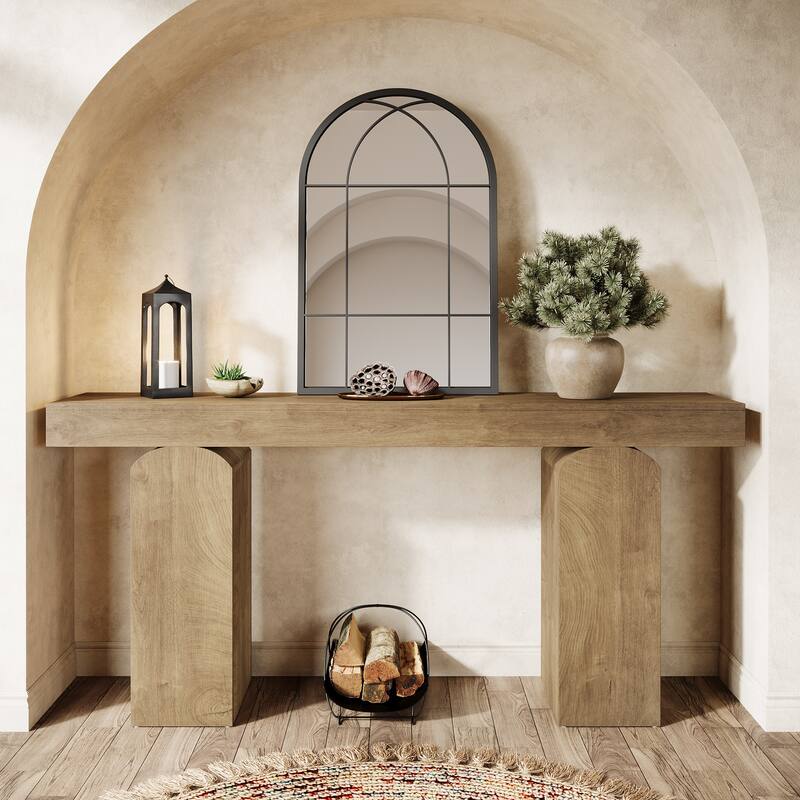 Console Table, Wooden Entryway Table, Sofa Behind Couch Table Hallway Foyer Accent Table