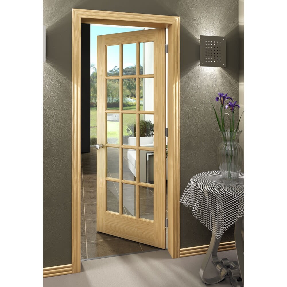 Shop Awc 647 Pantry Glass 24 Inch X 80 5 Inch Unfinished Bifold Door Overstock 11679474