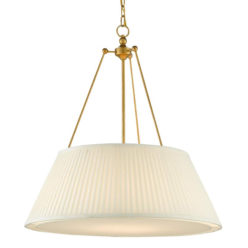 Currey & Company Lytham Gold Pendant - 26"h x 24.25"dia