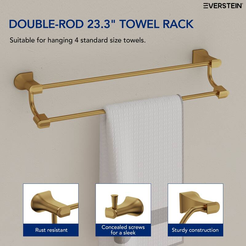 4-Piece Bathroom Hardware Set Bathroom Accessory Set