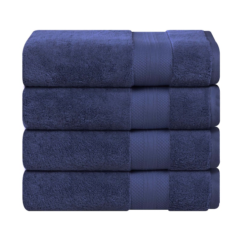 Superior Aria Turkish Cotton Heavyweight Bath Towel Set of 4