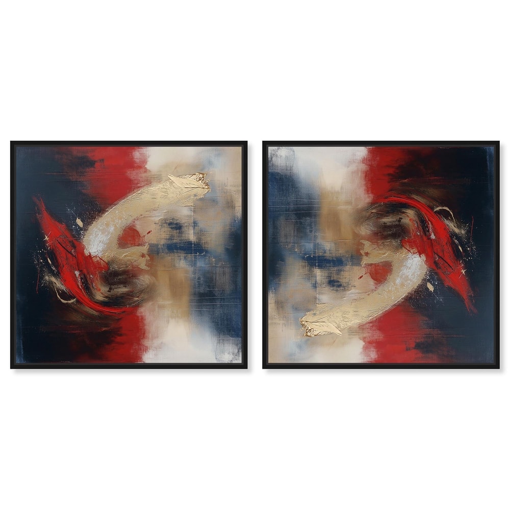 Flower Impressions Canvas by Art Remedy