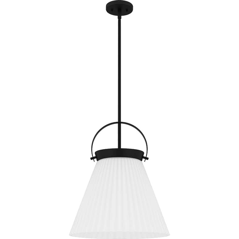 Quoizel Pendant One Light Pendant - Matte Black