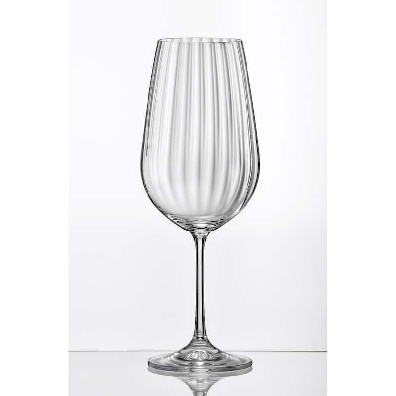 Christopher Knight Waterfall Red Wine Glass Set of 6