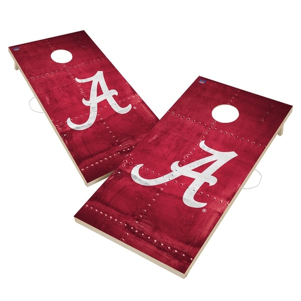 slide 2 of 6, Alabama Crimson Tide Cornhole Board Set - Rivet Design 16 Years and Up