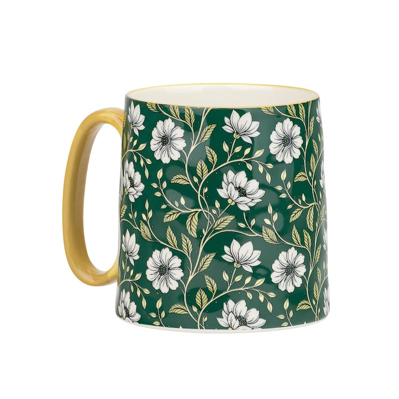 10 Strawberry Street Bella Flora Mugs, Set of 4