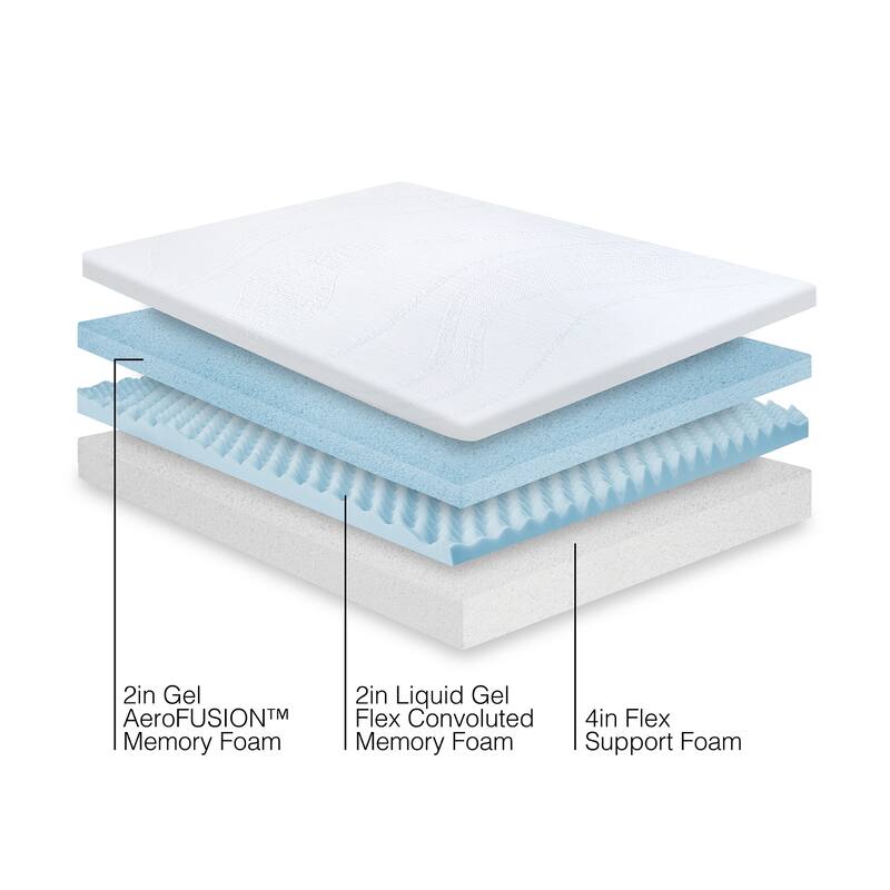 Snooze 8-Inch Triple Layer Support Memory Foam Mattress