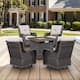 Option Brown Wicker / Beige Cusion
