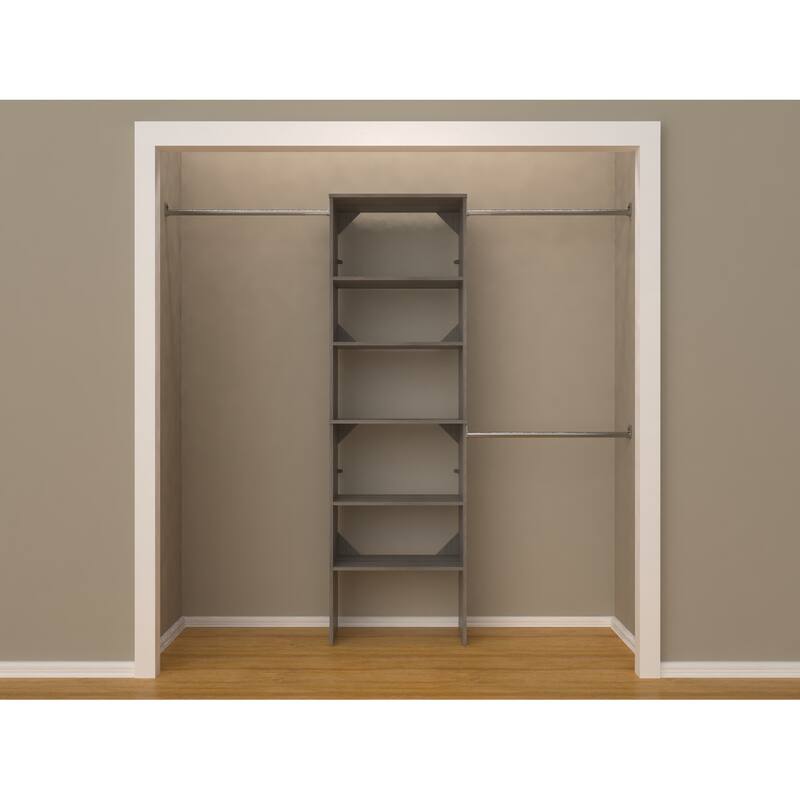 ClosetMaid SuiteSymphony 25-inch Wide Starter Tower Closet Organizer