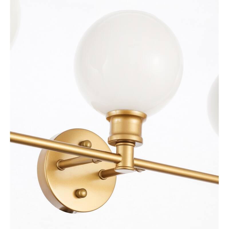 Camille 3-Light Frosted Glass Wall Sconce