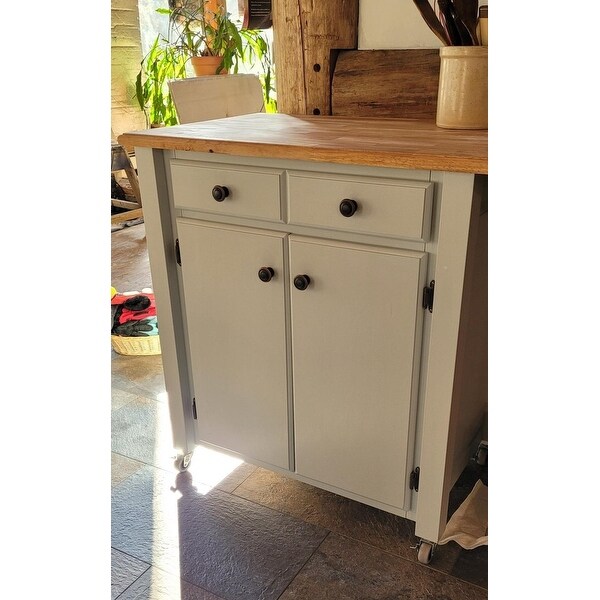 Copper Grove Lew Unfinished Kitchen Island and Work Center ...