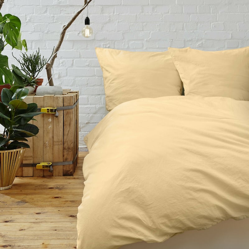 Duvet Cover Set Super Soft Egyptian Comfort 1800 Count 3 Piece for Comforter - Full - Queen - Cream