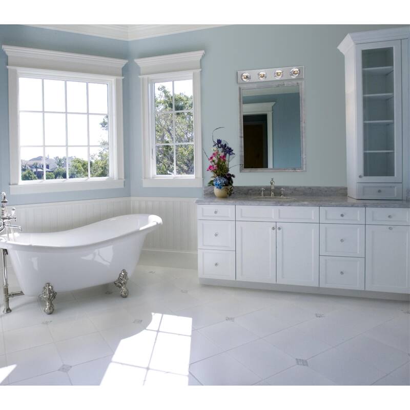 Westinghouse Interior Bath Bar, Chrome Finish