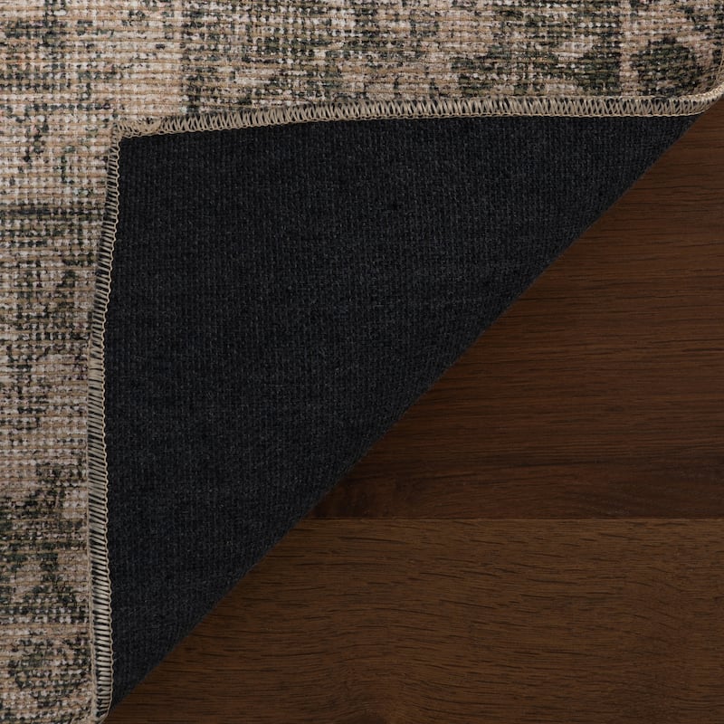 Nuloom Hillstone Collection Traditional Vintage Medallion Area Rug