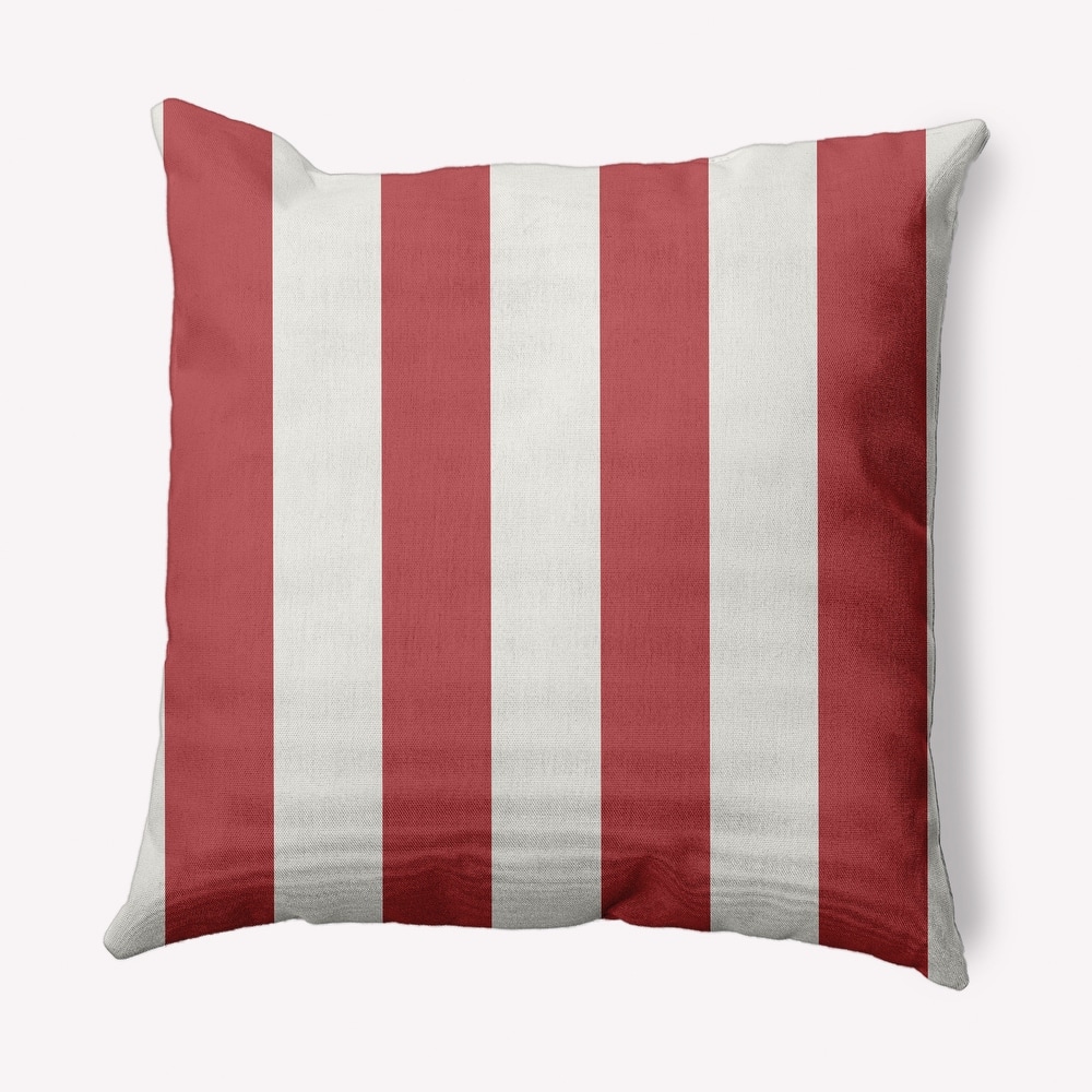 Graduated Stripe Nautical Indoor/Outdoor Throw Pillow