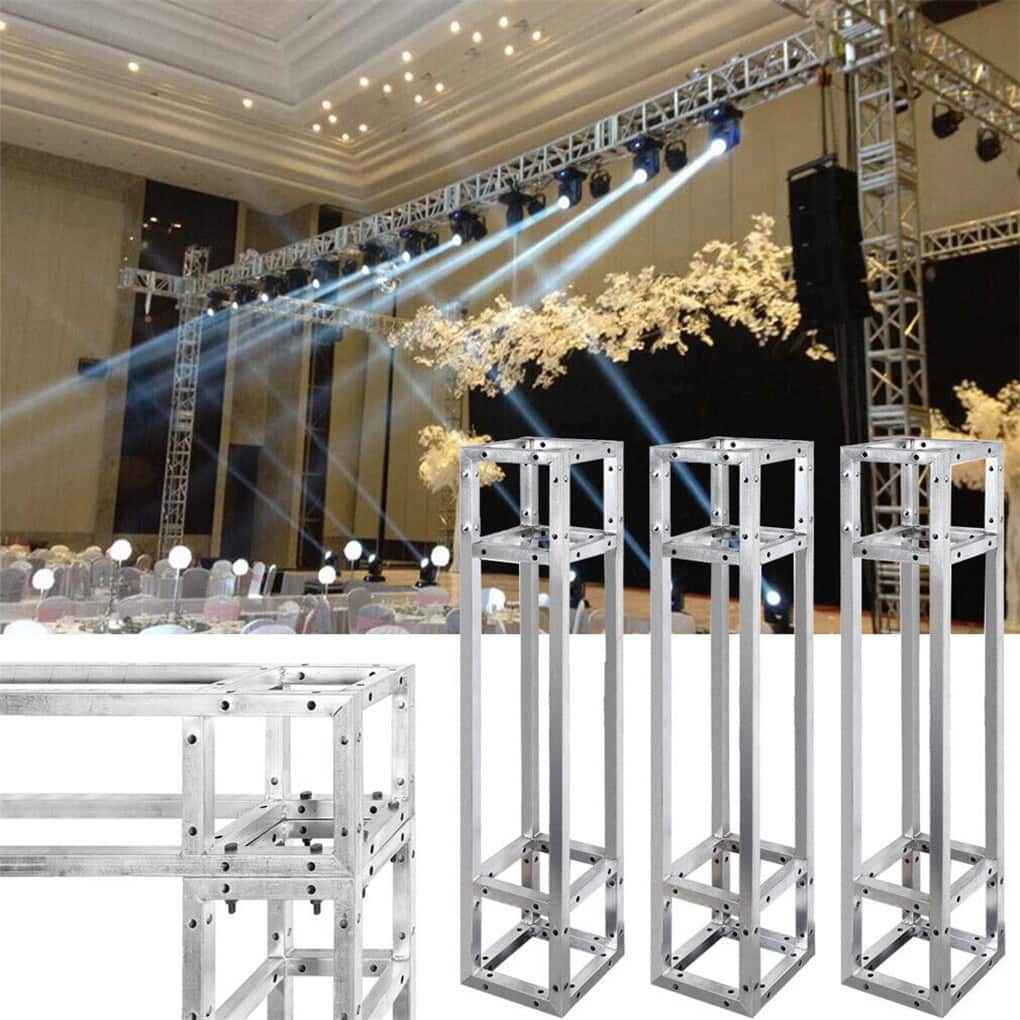 3 Pack Lighting DJ Truss Stand Heavy Duty wedding Stage Backdrop Stand