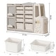 preview thumbnail 2 of 5, Multilayer Toy Picture Book Storage, Children's Floor Shelf Building Blocks & Plastic Organizer Basket