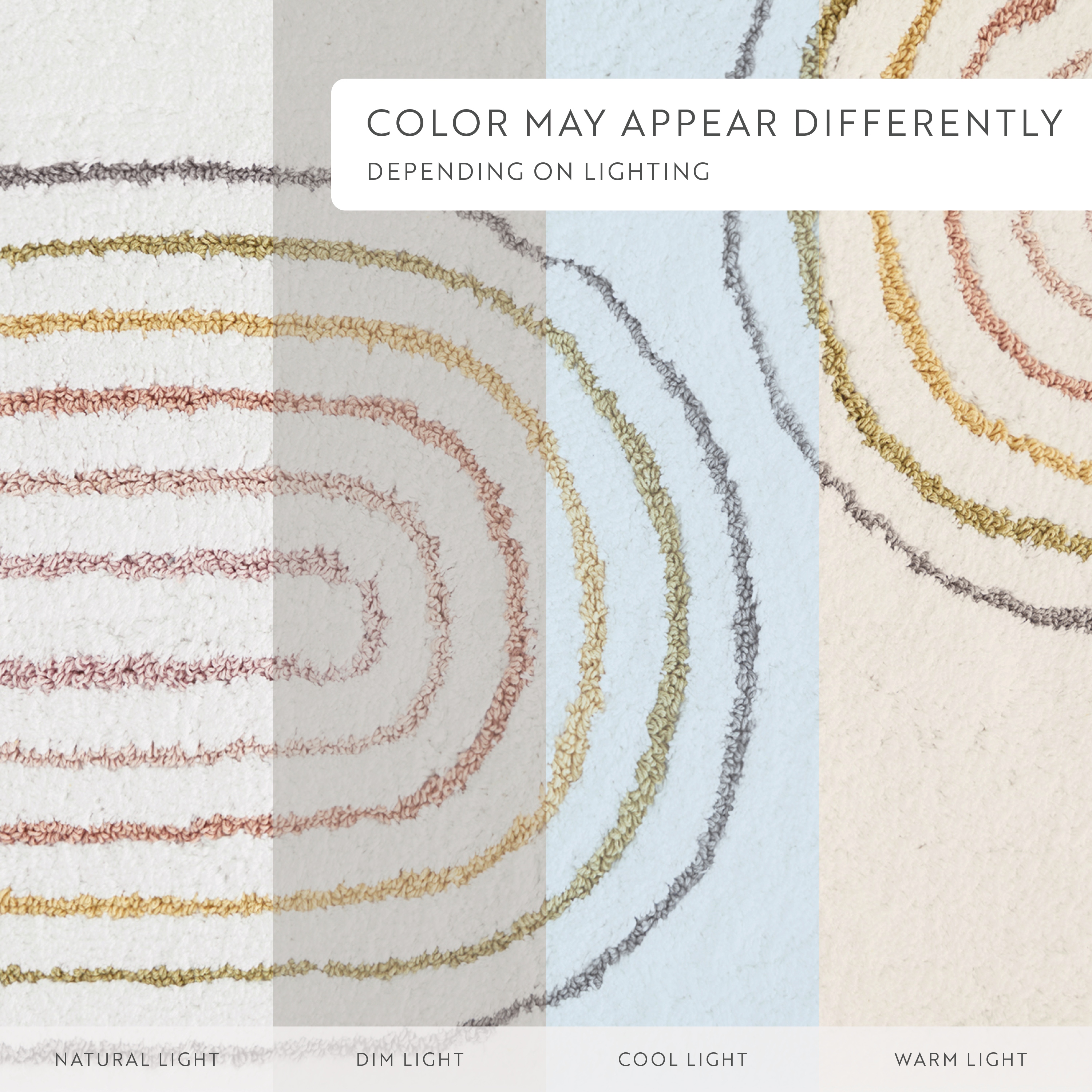 Becky Cameron 100% Cotton Modern Patterned Bath Mat