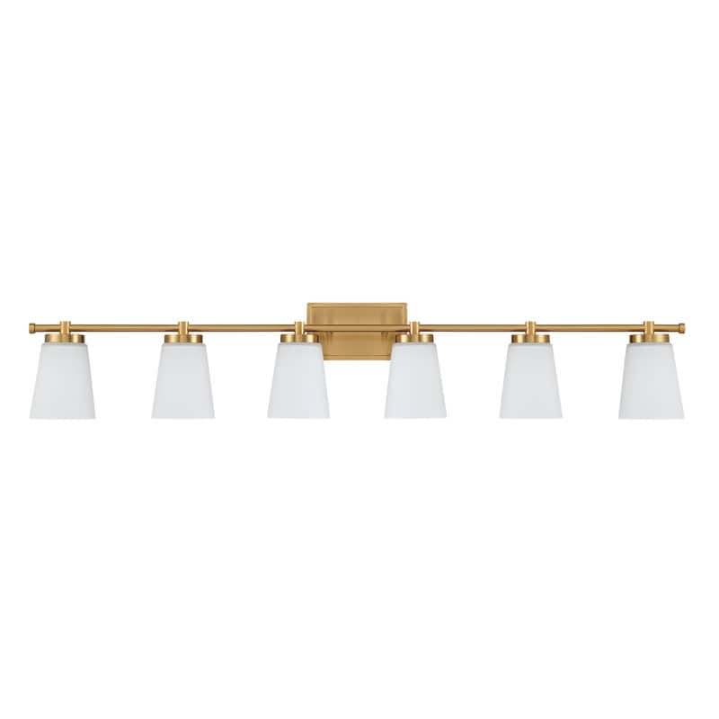 Acroma 6 - Light Steel Dimmable Bathroom Vanity Light - 6-light
